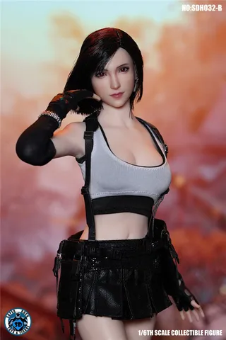 Супер утка 1/6 SDH032 Красивая голова TIFA для 12-дюймовой экшн-фигурки «сделай сам»