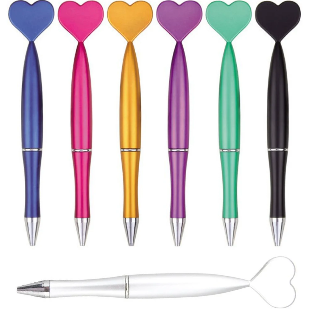 

50 шт., шариковые ручки в форме сердца