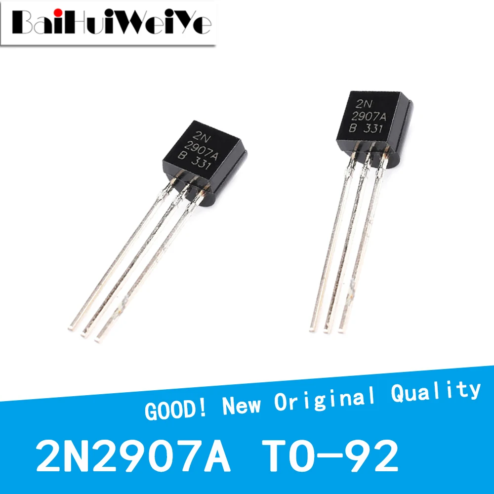 100 шт./партия 2N2907A 2N3906 2SC3198 2SA1266 триодный транзистор 60 в/600 мА NPN TO-92 Новый чипсет хорошего качества