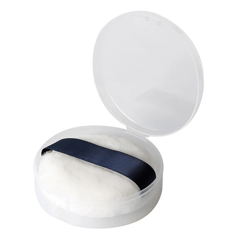 

Puff Box Case for Puff Round Transparent Cosmetic Bag Portable Travel Cosmetic Bags Cosmetic Brush Storage Case