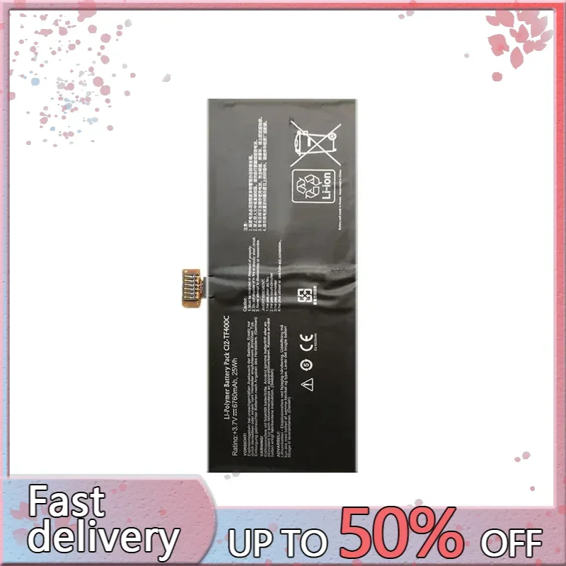 Аккумулятор C12-TF400C 6760 мАч для ASUS VivoTab Smart ME400C 1ICP4/83/103-2 TF400C