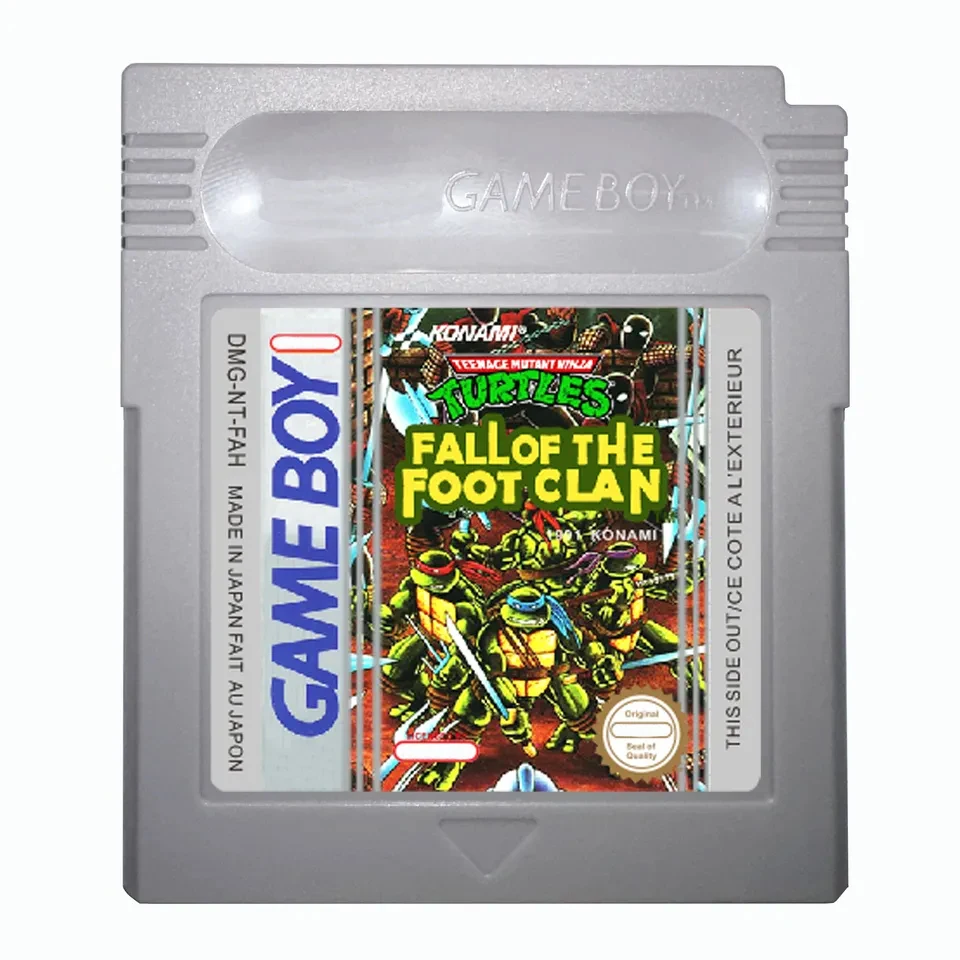 

GBC Game Cartridge 16 Bit Video Game Console Card Turtles Fallof The Foot Clan FRA Version For GBA SP/GBC