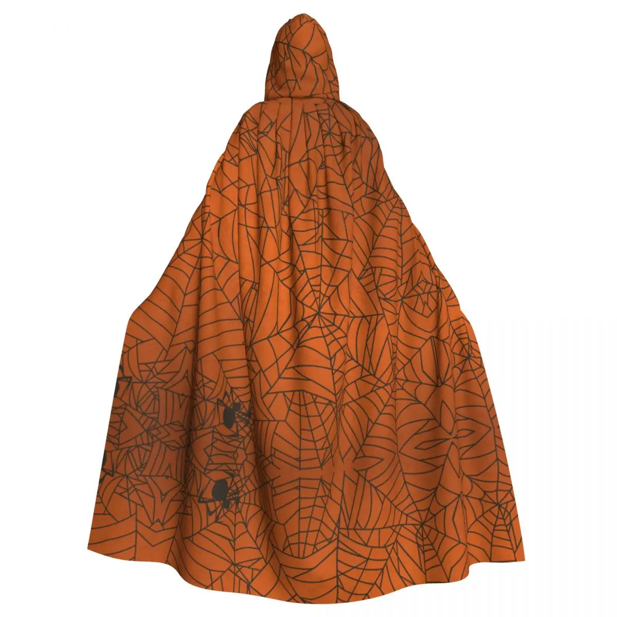 

Унисекс, ведьма, реверсивная накидка с капюшоном для взрослых, вампиров, плащ, пауки и паутины