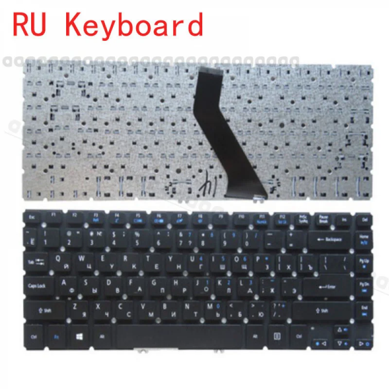 Фото Новая клавиатура AS+US/RU для ноутбуков Acer Aspire V5-471, V5-471G, V5-471PG, V5-431 серии, замена клавиатуры №2