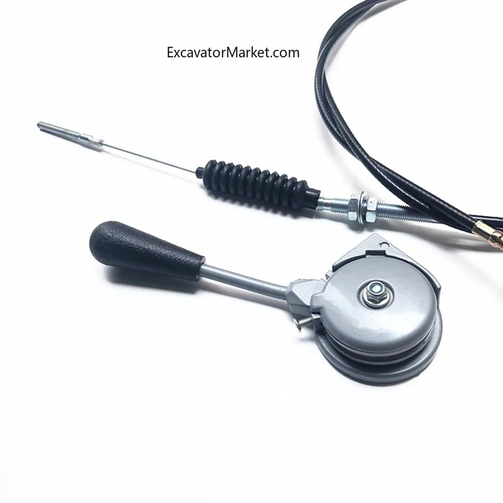 Аксессуары для экскаватора ручка управления дроссельной заслонкой кабель