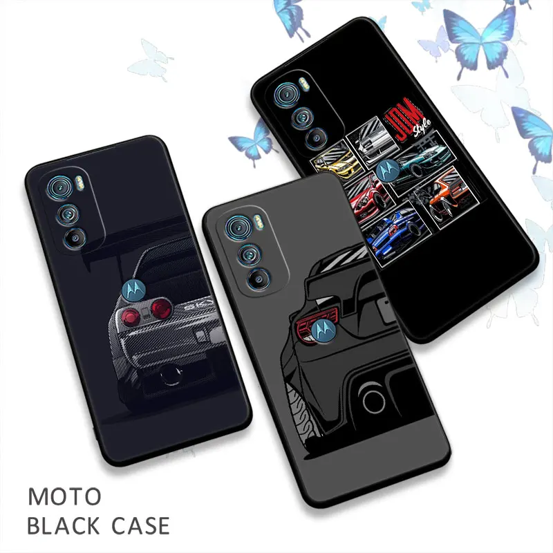 

JDM Tokyo Drift Sports Car Coque For Motorola Moto Edge 40 30 20 Pro Neo Lite One Fusion Plus G Stylus Phone Case Silicone Cover