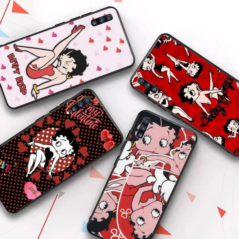 

Pink Sexy B-Betty B-Boop Phone Case For Samsung A 10 11 12 13 20 21 22 30 31 32 40 51 52 53 70 71 72 73 91 13 shell