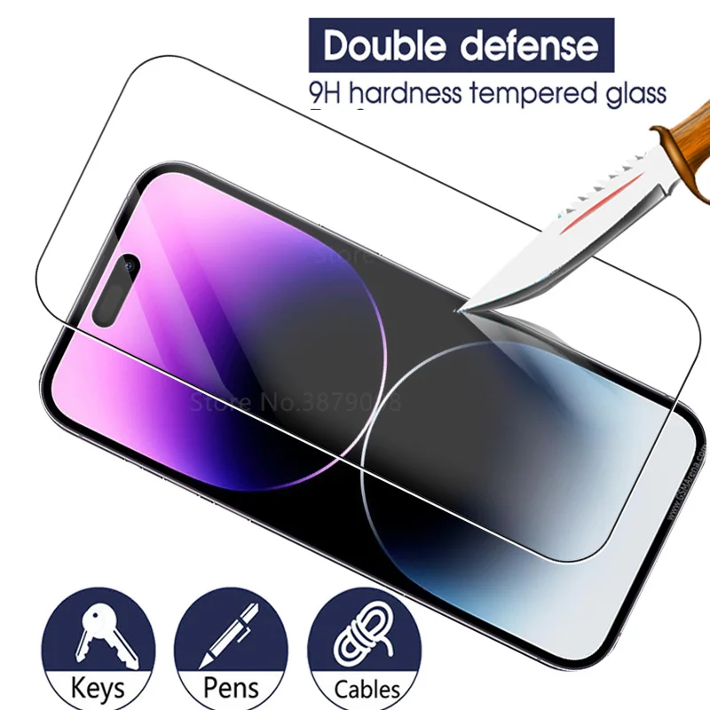 6in1 Tempered Glass For IPhone 14 13 Pro Max Protective Glass For iphone13 13 mini 14pro max Screen Camera Lens Protection Film