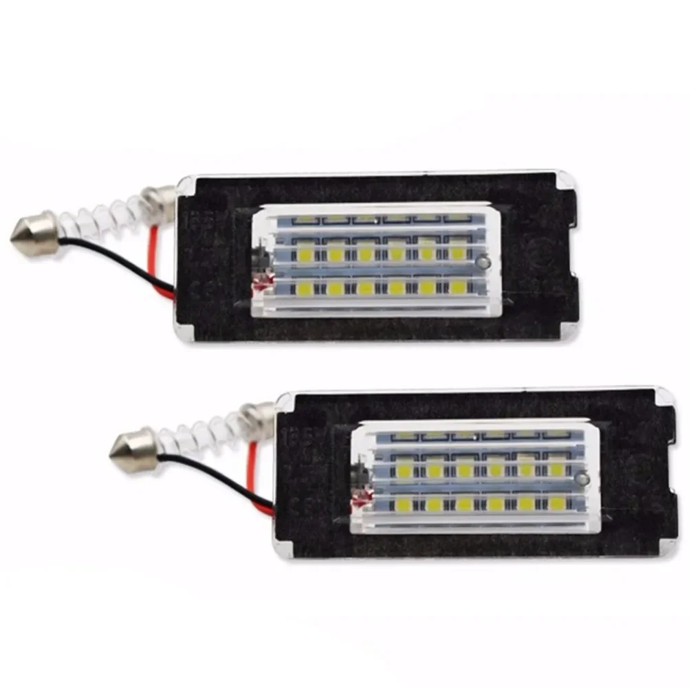 Подсветка номерного знака автомобиля белый 18 SMD Canbus бесплатно для Mini Cooper R56 R57 R58 R59