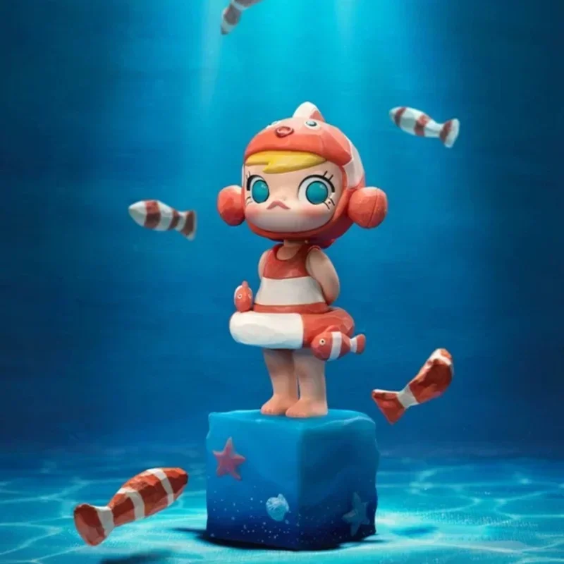 Фото POP MART MOLLY Scenery Along The Way 20th Anniversary Series Mystery Box Genuine Blind Box Guess Toys Bag Ornament Figurine Home №1