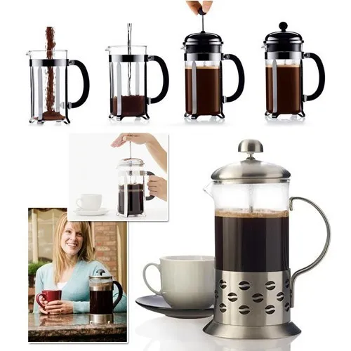 

KHctech Ingenious Strainer Tea and Coffee Cup French Press Special flavored, moderate thickness ekilmi for coffees and herbal teas
