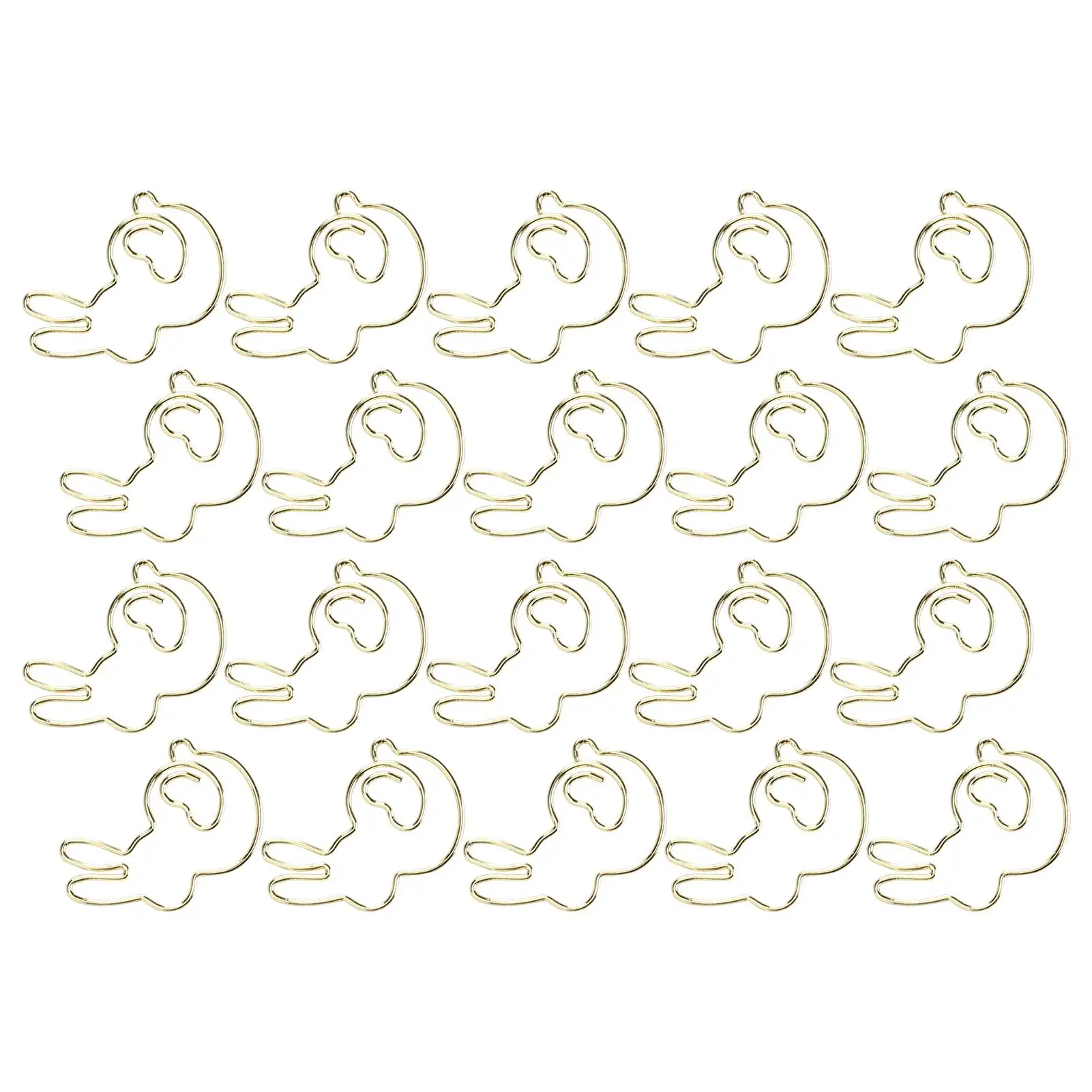 20 шт. милый кролик искусственная кожа золото и розовое для офисных документов