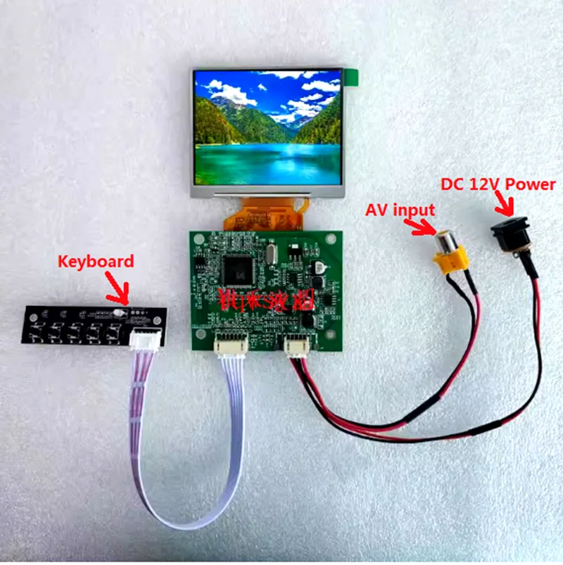 Фото Новый 3,5-дюймовый экран LQ035NC111 TFT LCD 320X24 0 ЖК-дисплей AV плата управления драйвера для Satlink WS 3,5 Satellite №3