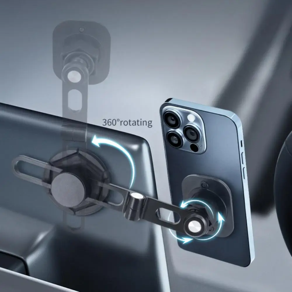 360 Degree Rotation Gps Phone Bracket Multi-functional Magnetic Magnetic Car Bracket Universal Portable In Car Phone Stand