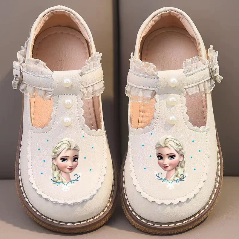

Cute Leather Shoes Autumn Casual Shoes 2022 Children's Spring Students Soft Sole Peas Shoes Girls Lolita Princess Shoes