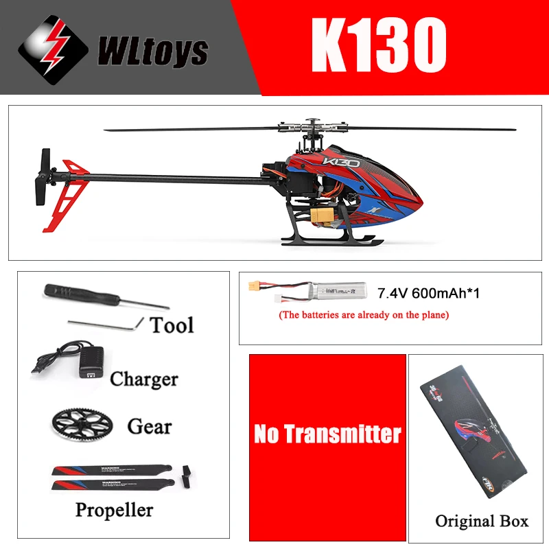 

Wltoys XK K130 RC вертолет 2,4G 6CH 3D/6G бесщеточный двигатель RC Квадрокоптер дистанционное управление Дрон для FUTABA S-FHSS