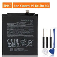 replacement battery for xiaomi mi 10 lite 5g mi10 lite bm4r rechargeable phone battery 4160mah