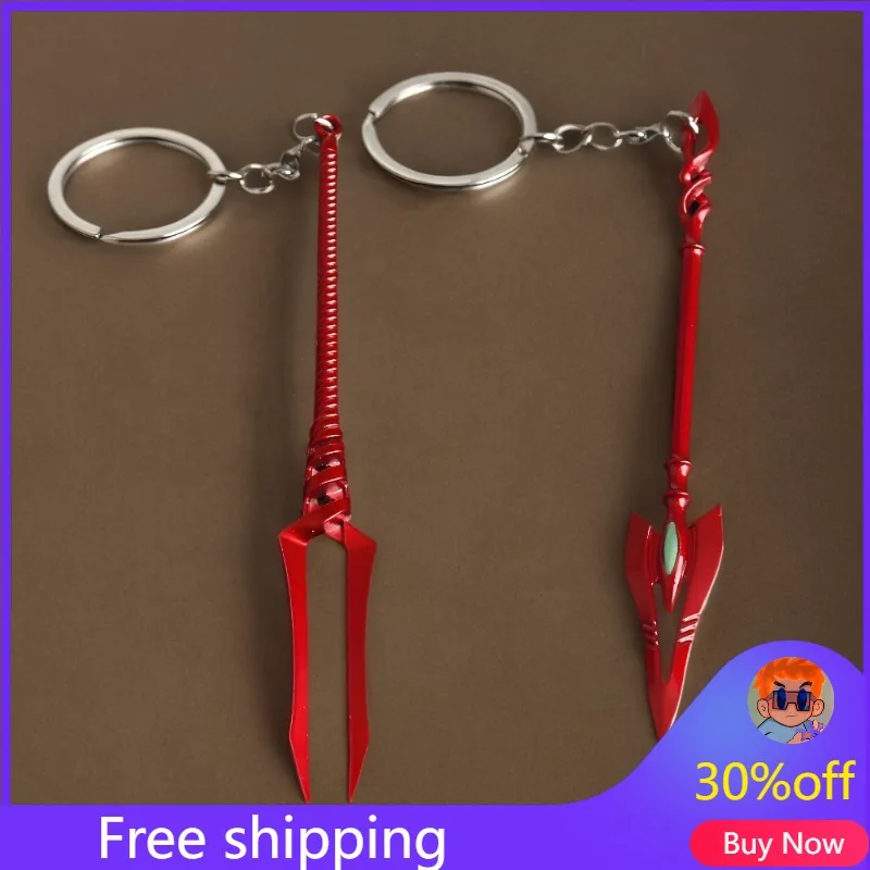 8 см брелок Lance of Longinus металлический японский аниме периферия фигурка аксессуары