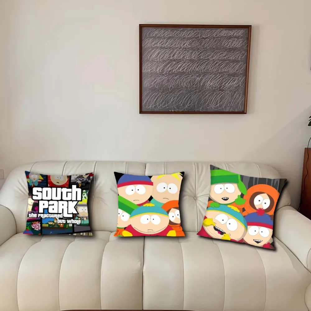 Наволочка с рисунком П-Парка для дивана спальни гостиной офиса прикроватная