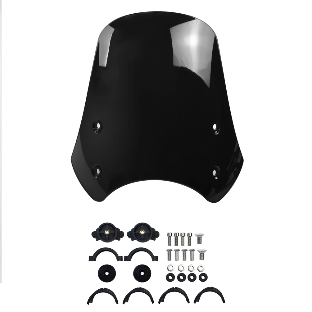 Фото FXBB ветровое стекло, воздушные дефлекторы для Harley Davidson FXDF Fat Bob, лобовое стекло мотоцикла, передняя вилка 40 ~ 50 мм №2