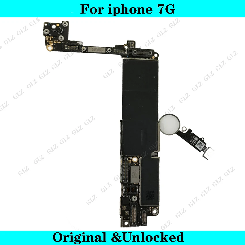 32/128GB Unlocked Motherboard For Iphone 7 Mainboard With/Without Touch ID IOS System Logic Board Free iCloud Support LTE/4G