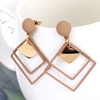 fashion statement geometric drop earrings for women vintage earrings party jewelry gifts
