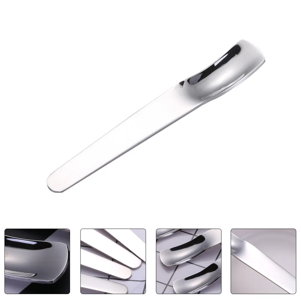 

5Pcs Stainless Steel Spoons Kitchen Egg Spoons Breakfast Spoons Mini Spoons