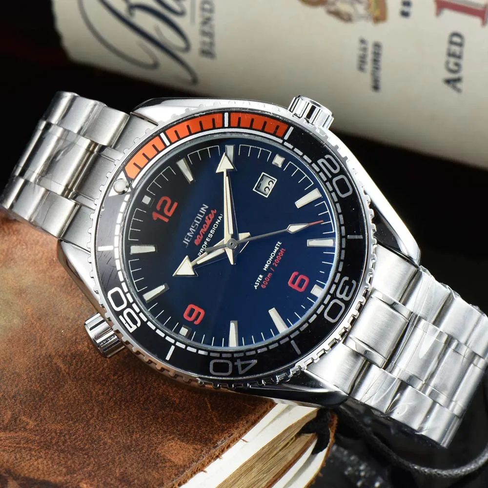 

2022 Men's Business Watch Skeleton Design Fashion Style Mechanical Stainless Steel Luminous Automatic Movement Waterproof Clock