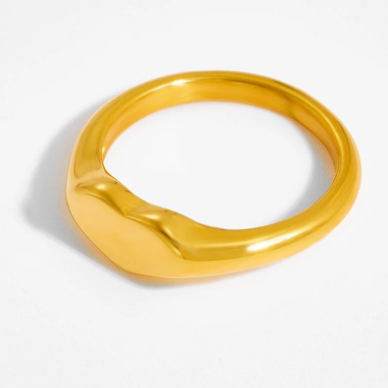 Модное женское простое геометрическое Кольцо Love Tail Ring из нержавеющей стали с