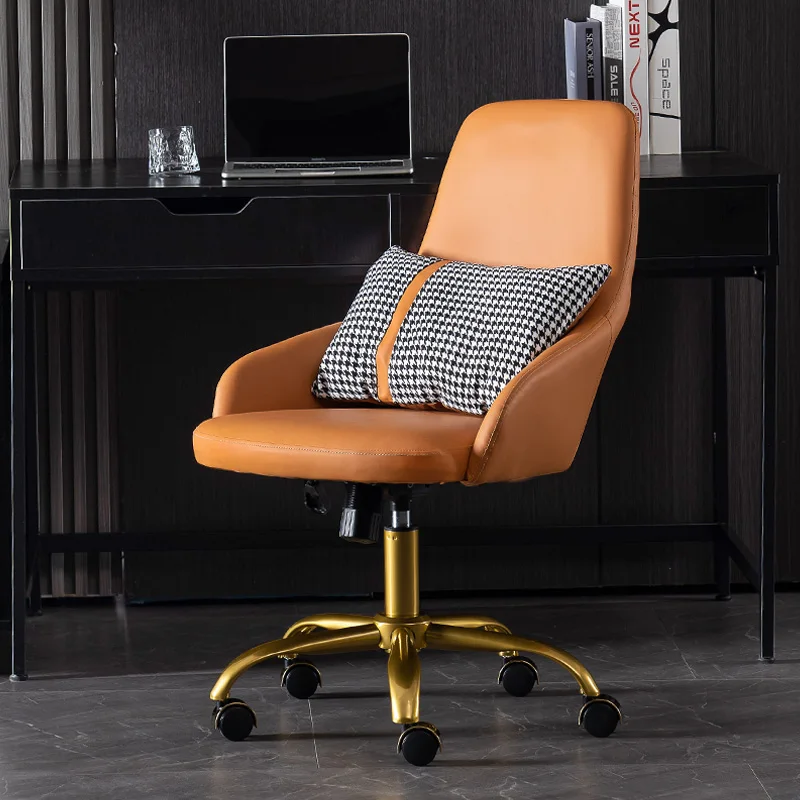 

Designer Cushion Office Chair Leather Neck Comfort Relaxing Gaming Chair Computer Chaises De Bureau Gaming Pc Home Furniture
