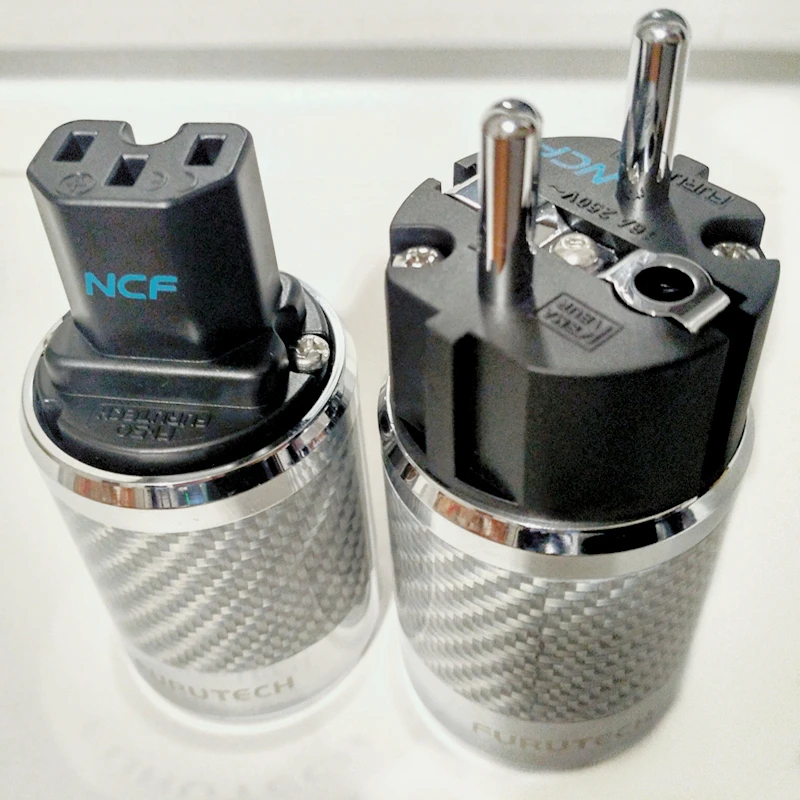 High End Furutech FI-50 NCF Nano Crystal EU/US Power Rhodium Plating Hifi Supply Plug 15A 125V /10A 250V AC | Электроника