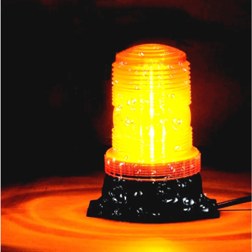 

New 12-80V 30 LED High Power Emergency Warning Flash Strobe Light Beacon for Forklift Truck School Bus Amber Blue Red 1PC