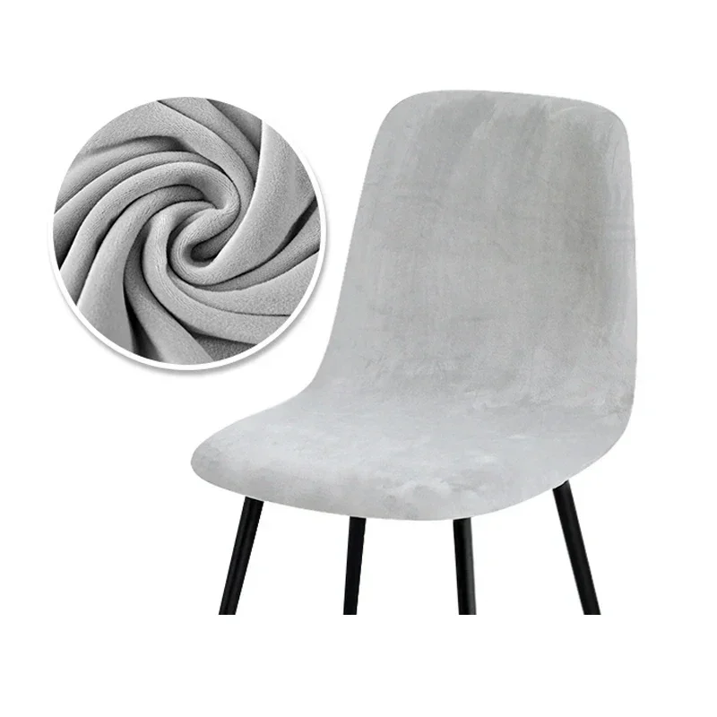 

1 шт. бархатные чехлы на стулья с короткой спинкой, эластичные чехлы на стулья, эластичные чехлы на стулья, чехлы на стулья для столовой, бара, офиса, вечеринки, банкета