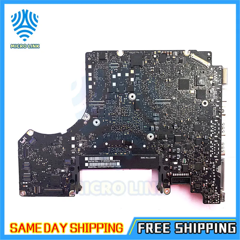 Материнская плата A1278 для MacBook Pro 13 &quot логическая с I5 2 5 ГГц/I7 9 ГГц 820-3115-B 2008 2009 2010 2011
