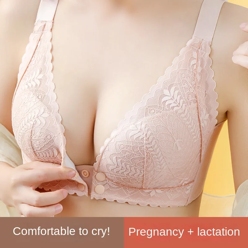 

Nursing Underwear Front Buckle For Pregnant Women Bra Maternity Clothes Pregnancy Clothes