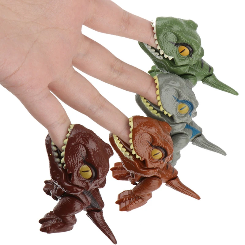 

Finger Dinosaur Toy Tricky Tyrannosaurus Model Dinosaur Fidget Toy Interactive Biting Hand Novelty Dinosaur Children Xmas Gifts