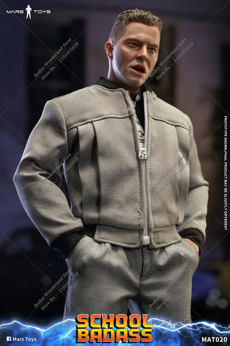 В наличии Mars Toys масштаб 1/6 коллекционная фигурка Назад в будущее SCHOOL BADASS Biff 12