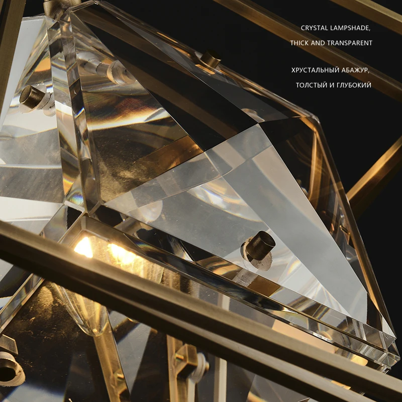 Латунная современная коробка креативная столовая кабинет спальня бар