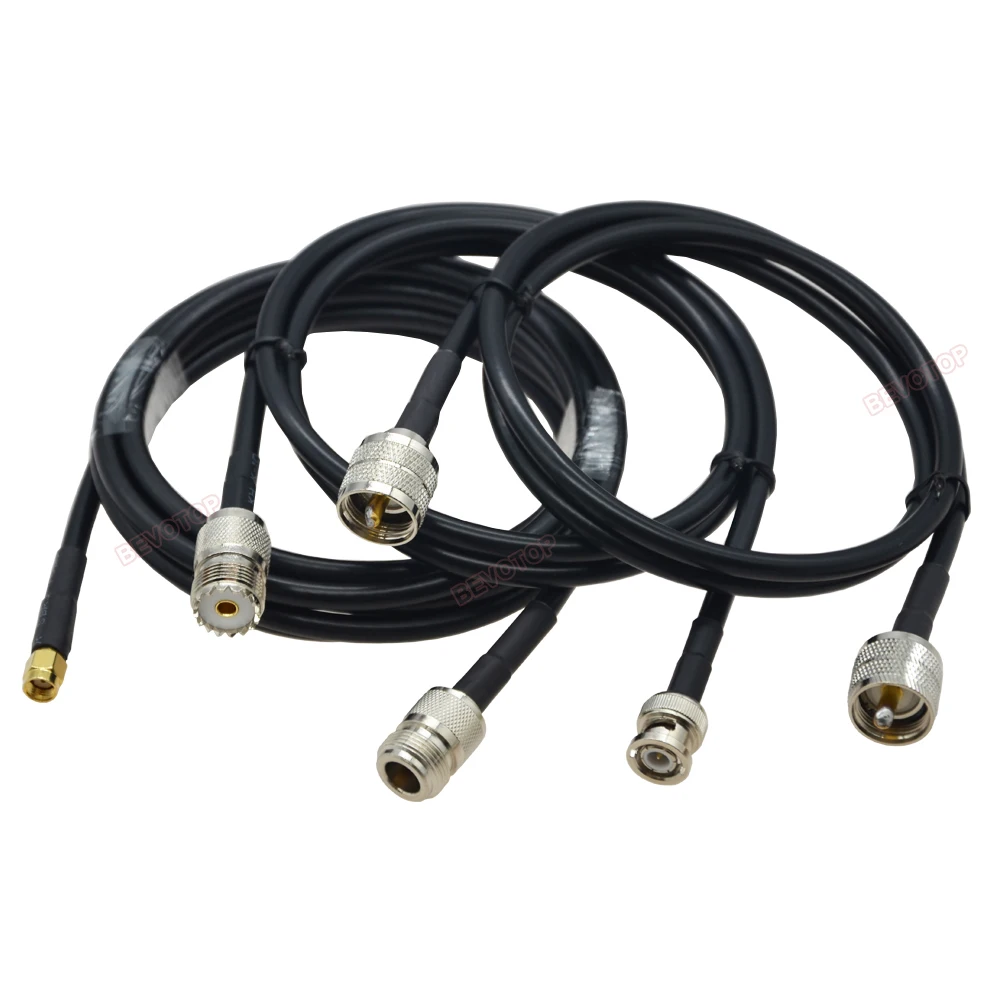 LMR240 Cable BNC Male Plug to SMA Female Jack RF Coaxial LMR-240 50-4 Low Loss 50 ohm Coax Pigtail Jumper Extension Cord |