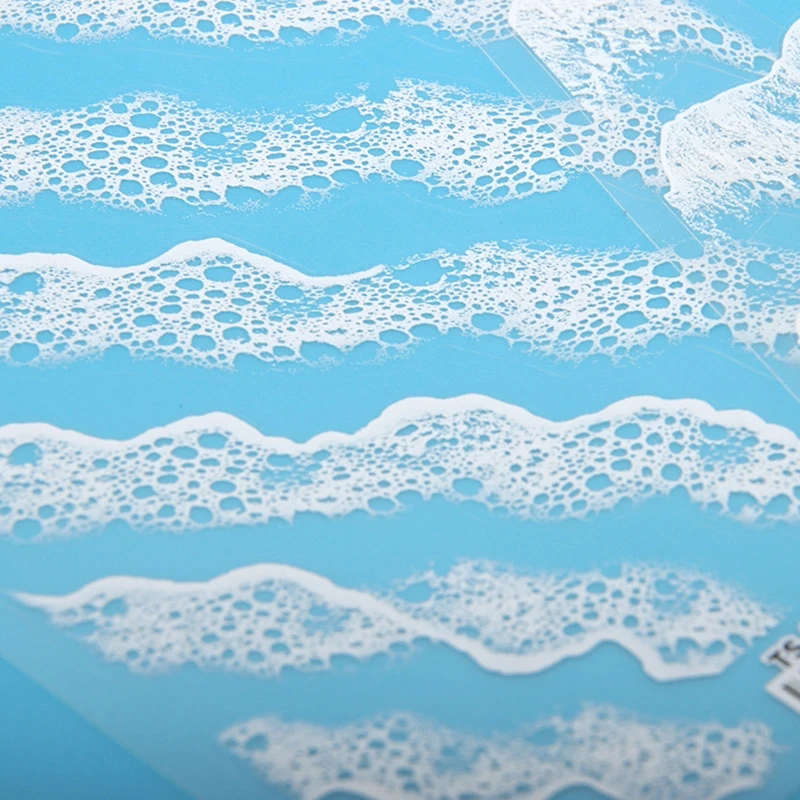 

Волновая наклейка из смолы подходит для силиконовых форм DIY микропейзажная наклейка для скрапбукинга D5QB