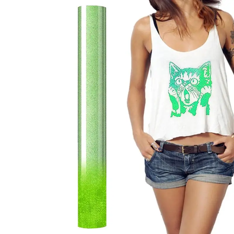 

Heat Transfer Bundle Luminous HTV Rolls Bundle Luminous Fluorescent Color Changing Craft Adhesive Bundle For T-Shirts Hat Pillow