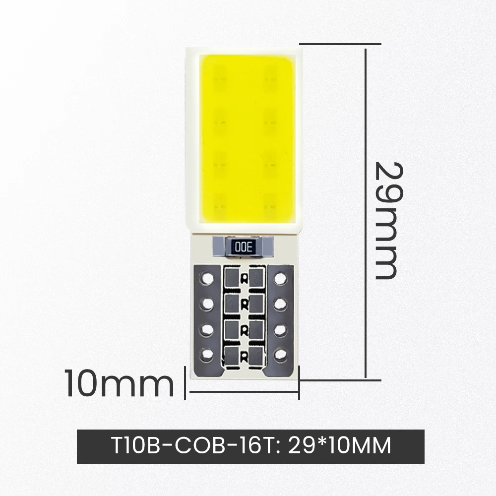10 шт. лампы T10 W5W 16 SMD 12 В