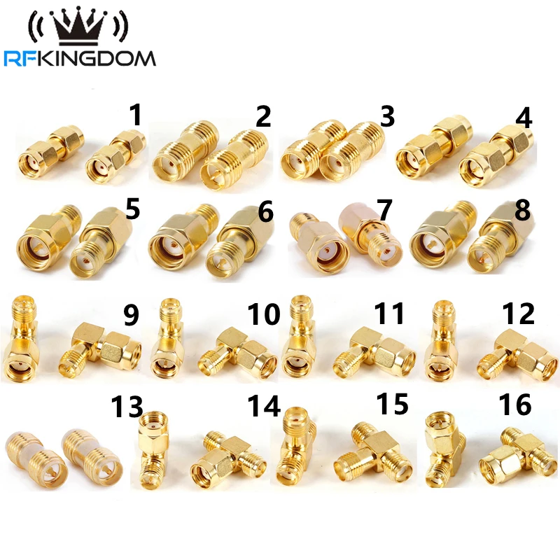 2 шт., разъем SMA-SMA для антенны, 90-135 градусов