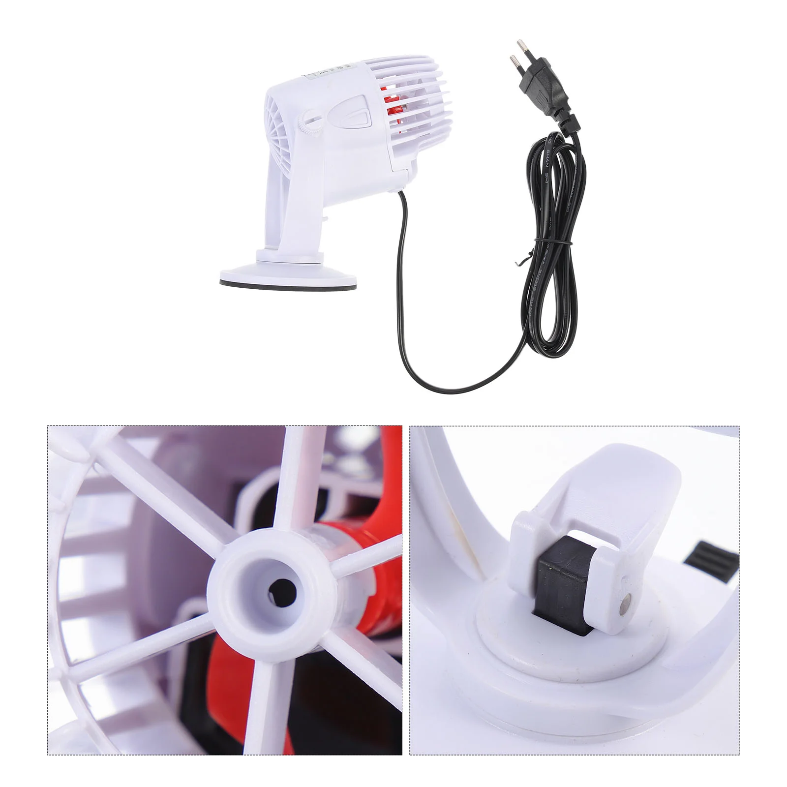 

Mute Aquarium Wavemaker Water Flow Pump Fish Tank Accessories for Home (Plug)