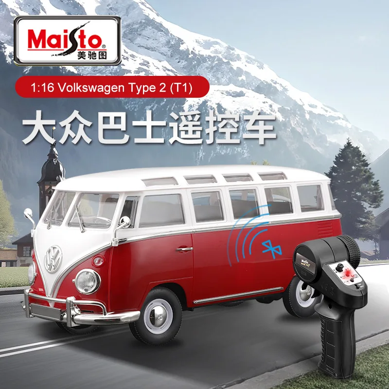 Новый Maisto 1:16 Volkswagen Type 2 T1 RC автомобиль из сплава литые под давлением экскурсионные