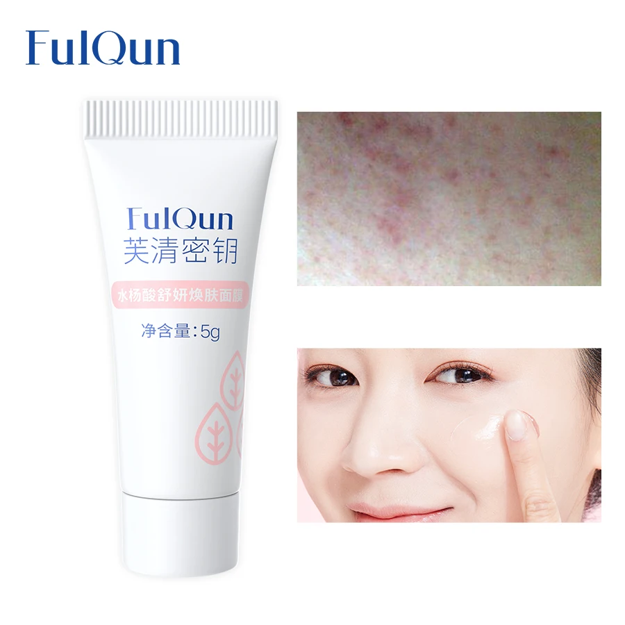 FulQun Salicylic Acid Facial mask Acne Treatment Blackhead Repair Oil Control Shrink Pores Scar Whitening Moisturizer Skin Care