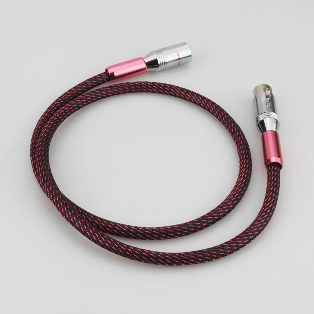 Цифровой аудиокабель HiFi A10 Audiocrast AES/EBU серебристый сбалансированный разъем XLR