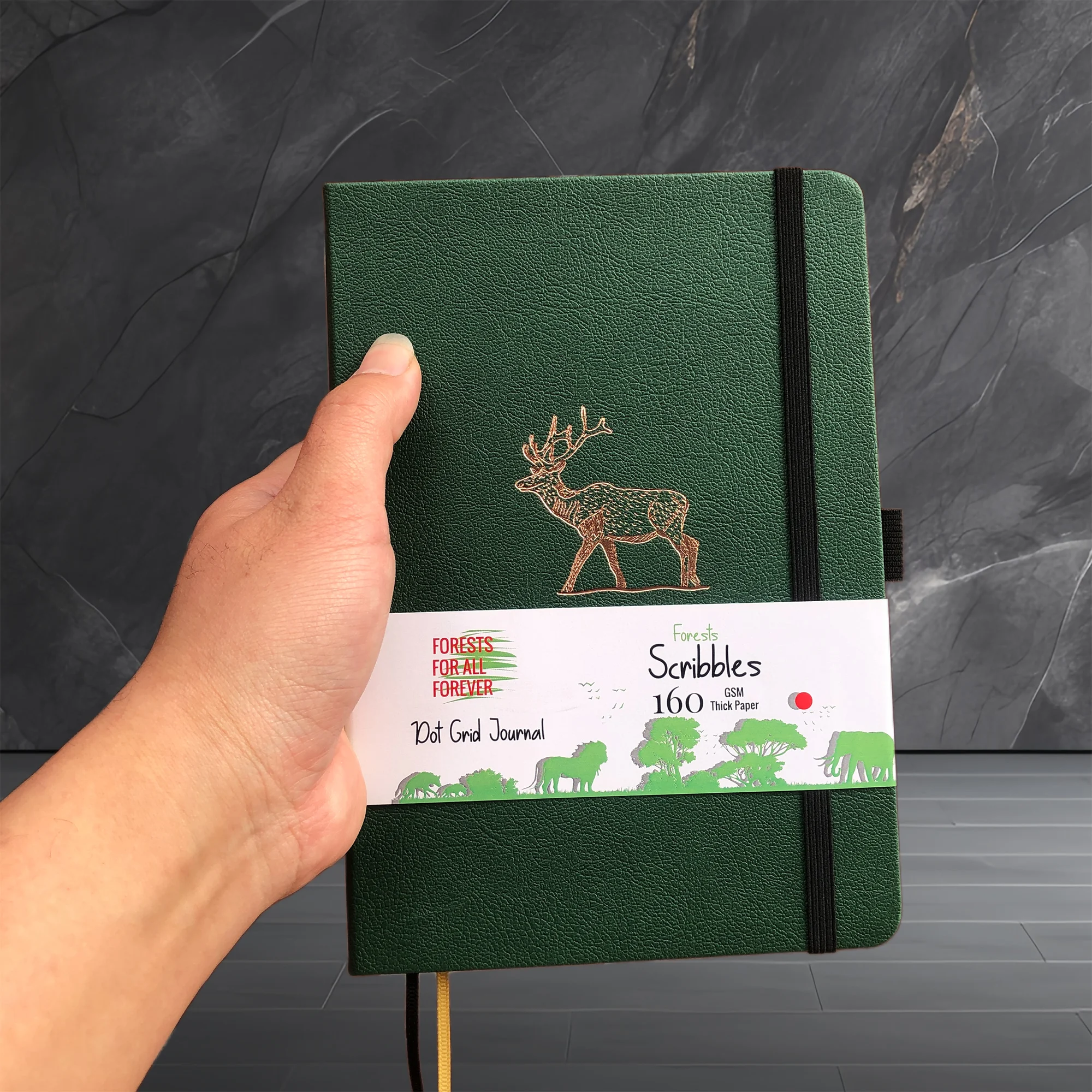 

Блокнот BUKE, в горошек, с пунктирным рисунком, SKetchbook-160gsm бумаги, внутренний карман, пронумерованные страницы P1- P160