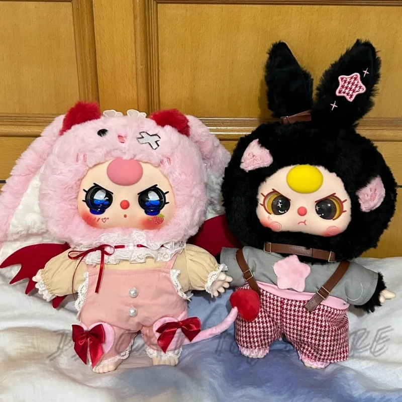 В наличии 400% Shanghai Limited Bady Three Lop Ear Rabbit Black Bear Blind Box Виниловая кукла Коллекция комнат