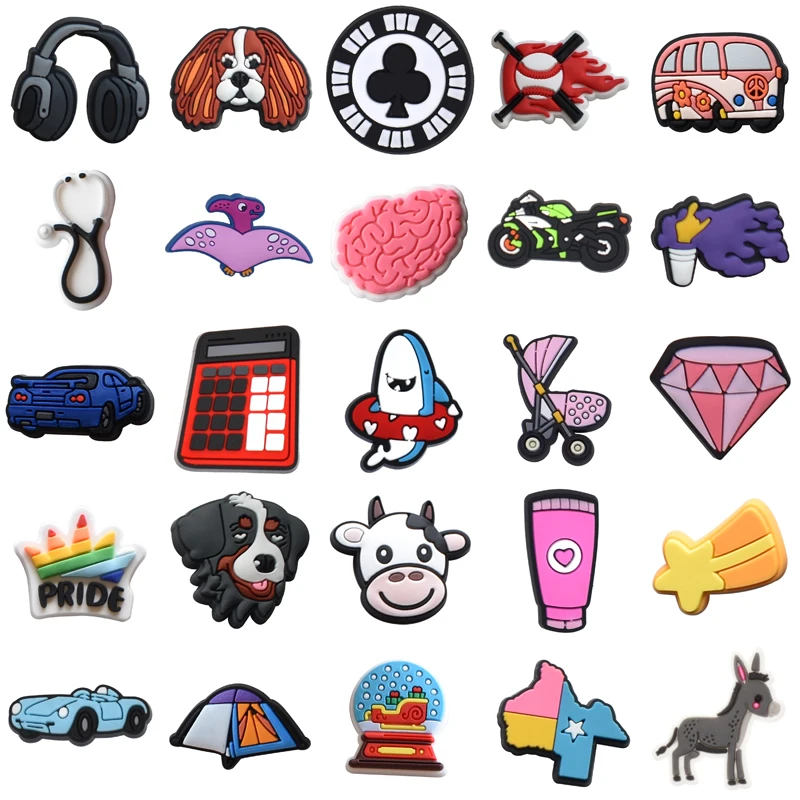

Shoe Charms Set Jeans Para Pins Kids Women Charm Packs Gifts Boy Decorations for Crocs Wholesale Bulk Men Girl Shoes Accessories